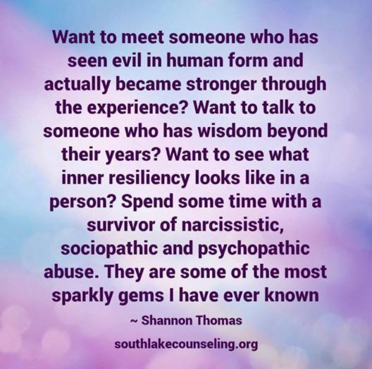 Being a survivor of narcissists, sociopaths & psychopaths