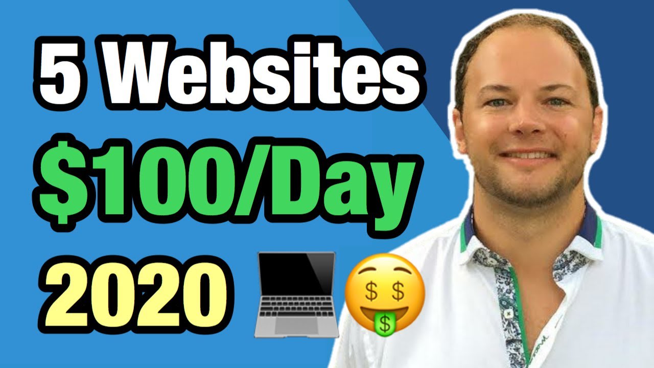 5 Websites To Make $100 PER DAY Online (FREE To Start)