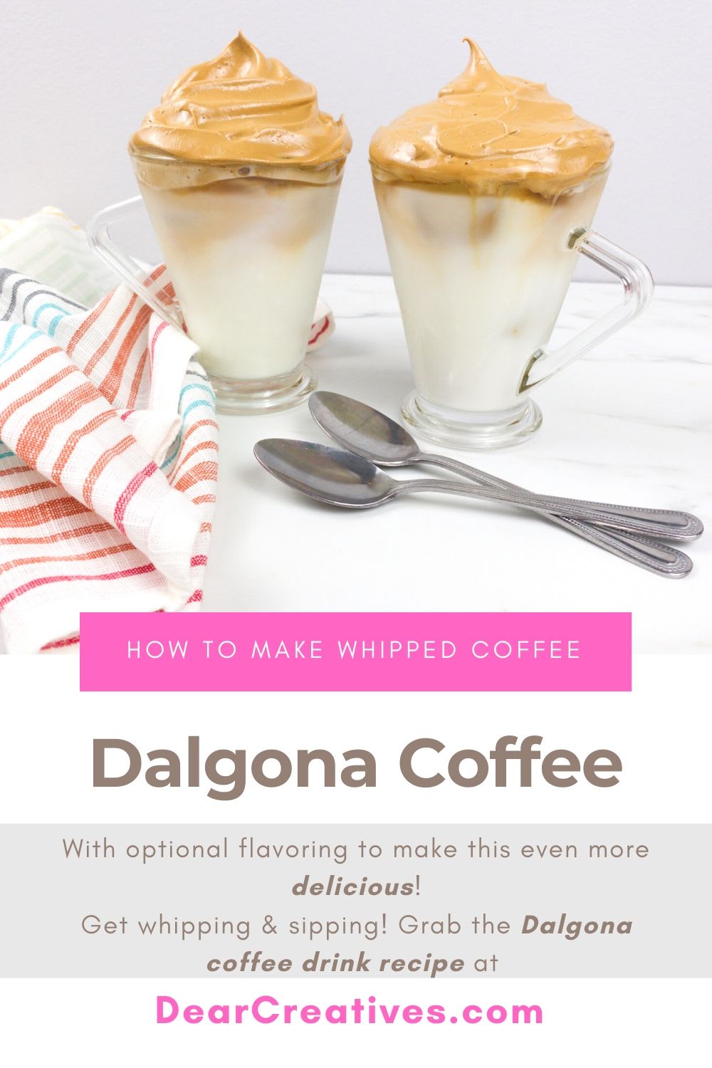 Dalgona Coffee - DIY Whipped Coffee Drink