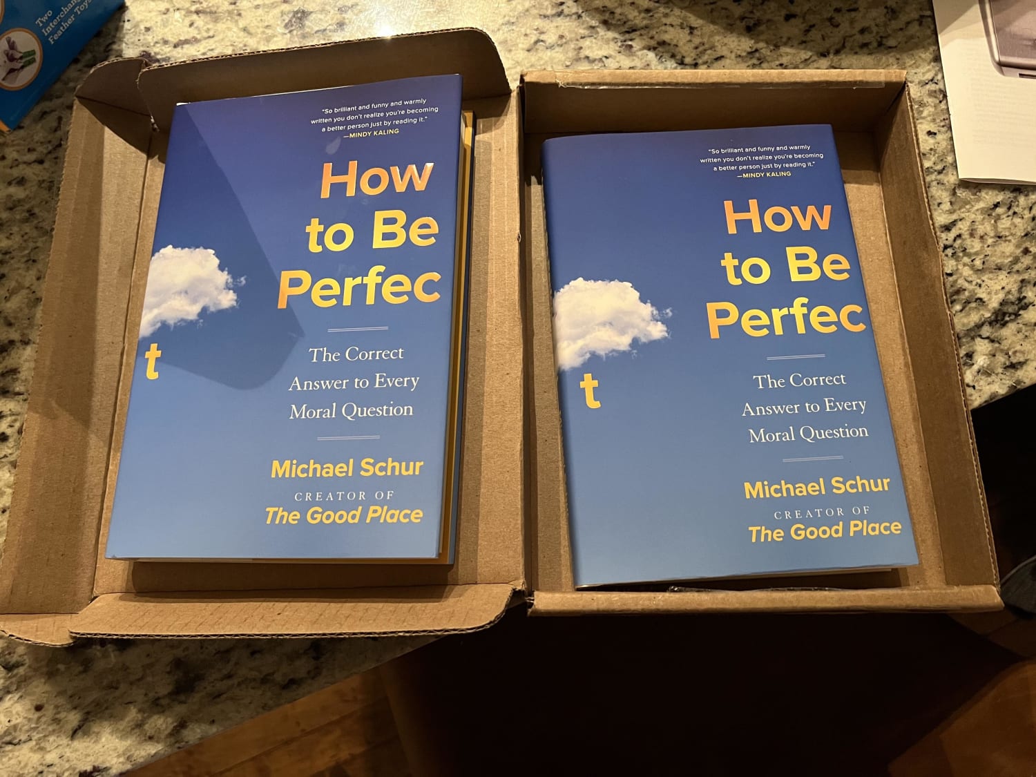 Accidentally got sent 2 signed Copies from Rainy Day Books