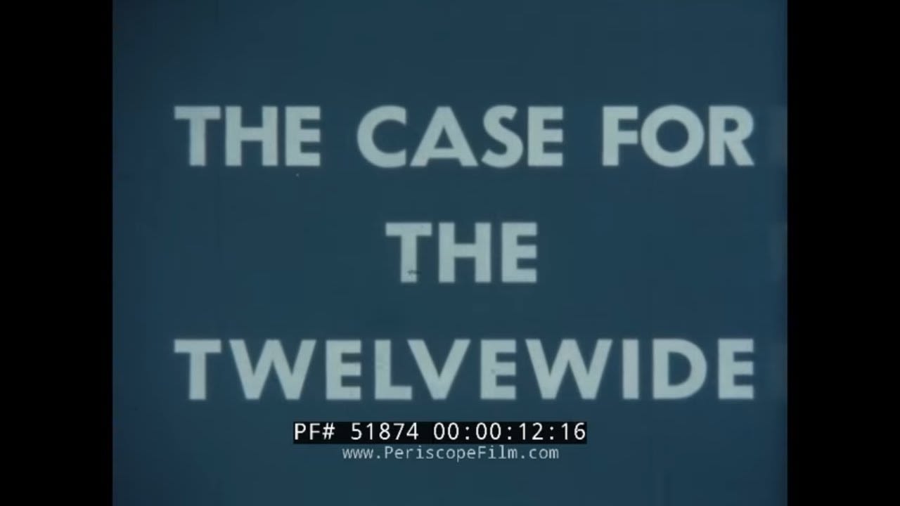 MOBILE HOME PROMOTIONAL FILM "THE CASE FOR THE TWELVEWIDE" TRAILER PARK FILM 51874