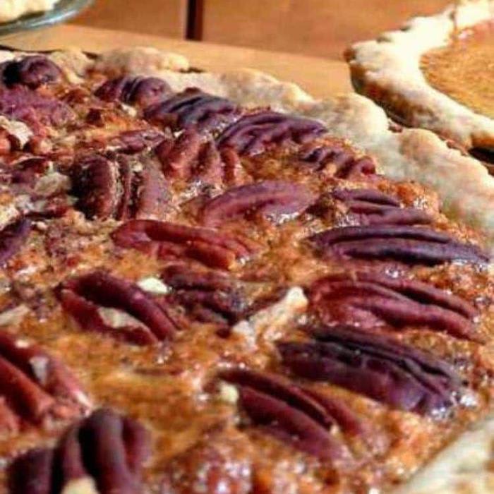 Homemade Pecan Pie. A delicious pie all made from scratch and super easy too!