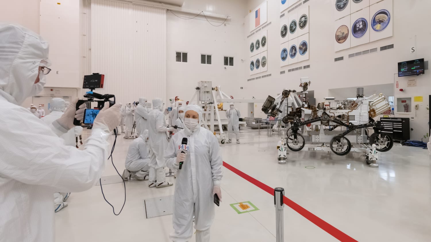 Media Meet NASA's Mars 2020 Rover and Builders