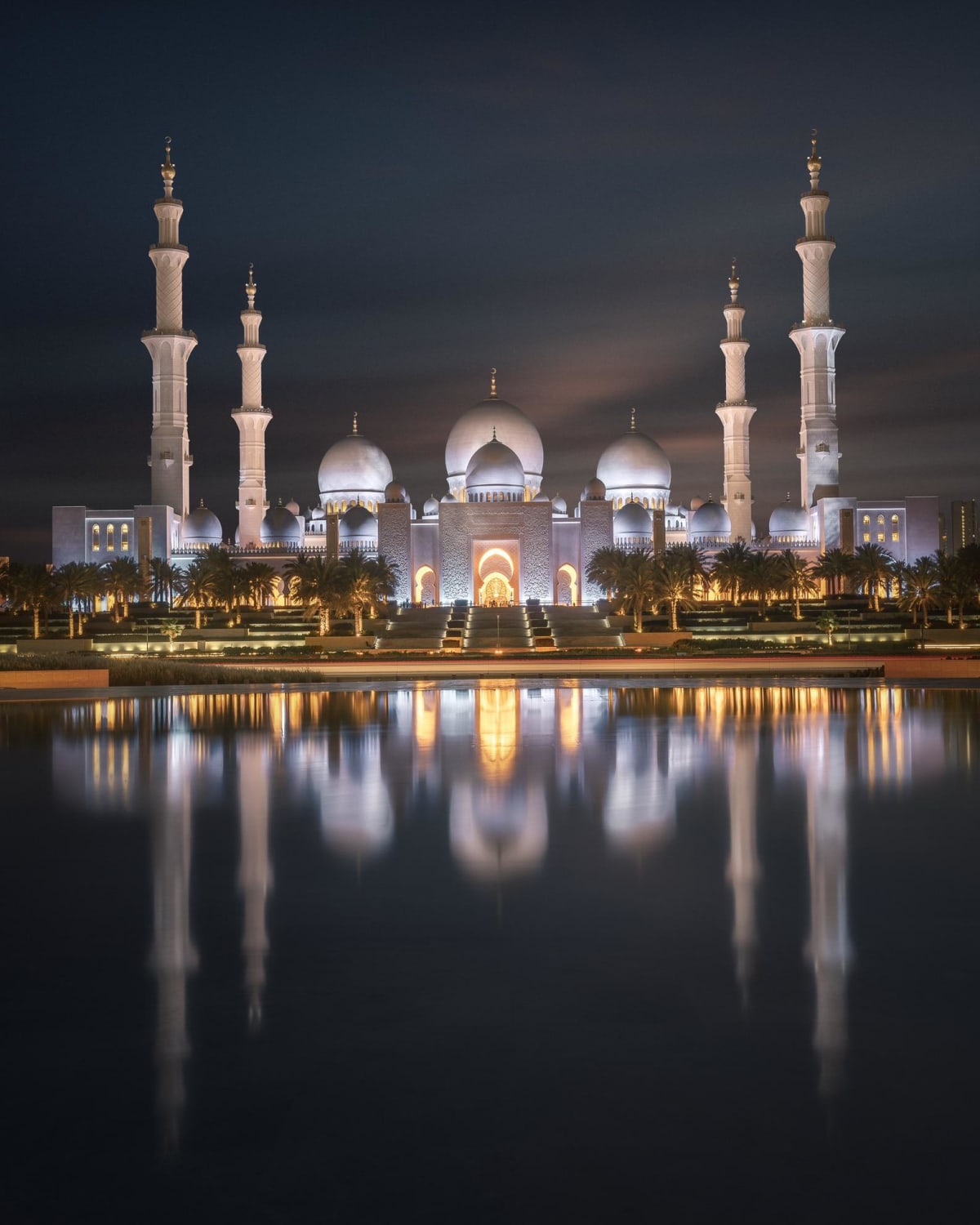 The Grand Mosque in Abu Dhabi [oc]
