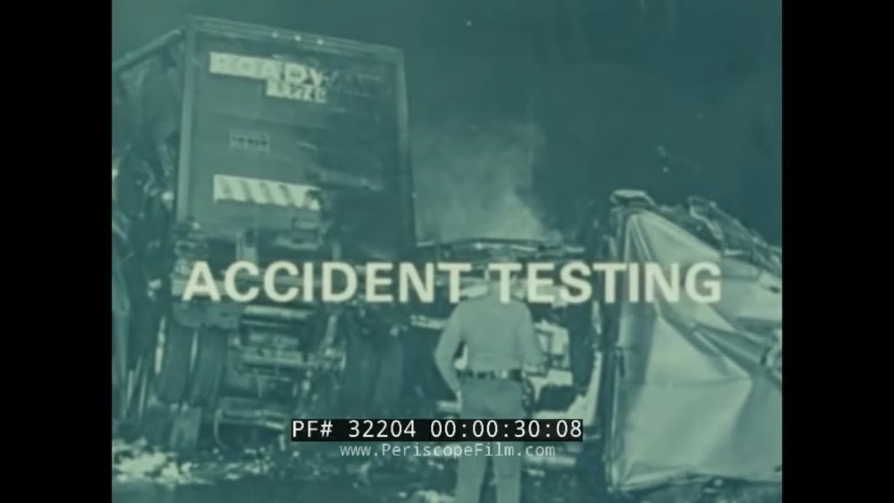 NUCLEAR FUEL CASK ACCIDENT TESTING SANDIA CORP. FILM 32204