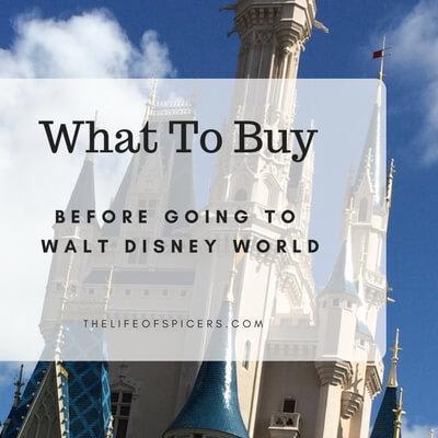 What To Buy Before Going To Disney World