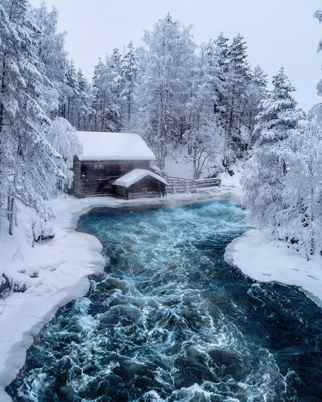 Cabin at Oulanka National Park, Finland (Photo credit to Javi Sales)