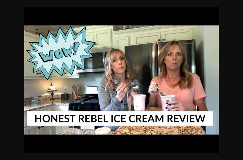 REBEL ICE CREAM REVIEW - Low Carb, Keto Ice Cream Taste Test
