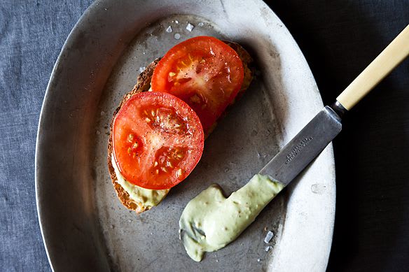 A Tomato Sandwich Worthy of a Little Bacon Recipe on Food52