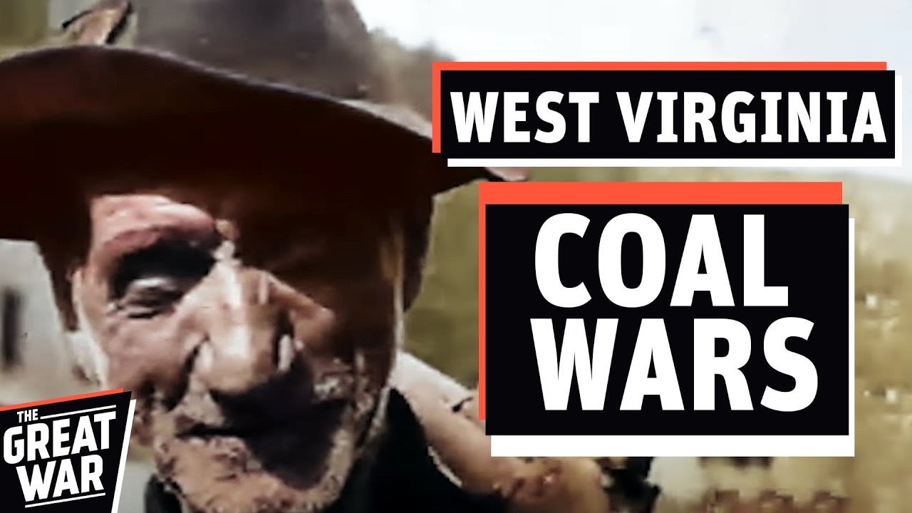 100 years ago this month was the largest labor uprising in US history, as around 10,000 West Virginian coal miners defied a suppression of their right to unionise, leading to a full-on, violent armed conflict with private and state troops known as the Battle of Blair Mountain [23:36]