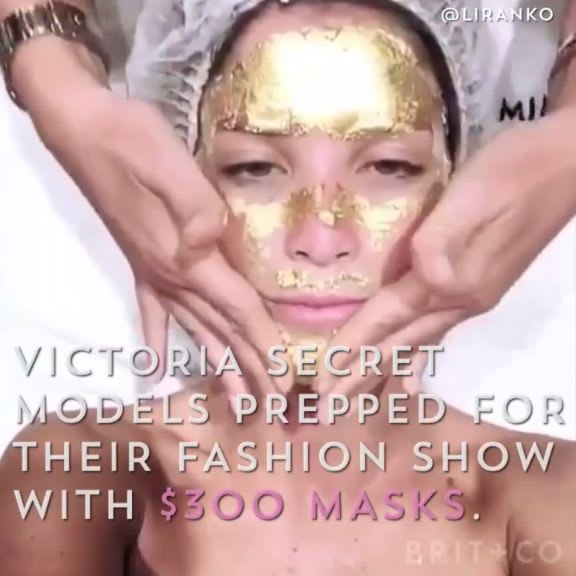 Victoria’s Secret Angels Are Getting 24k Gold Face Mask Treatments