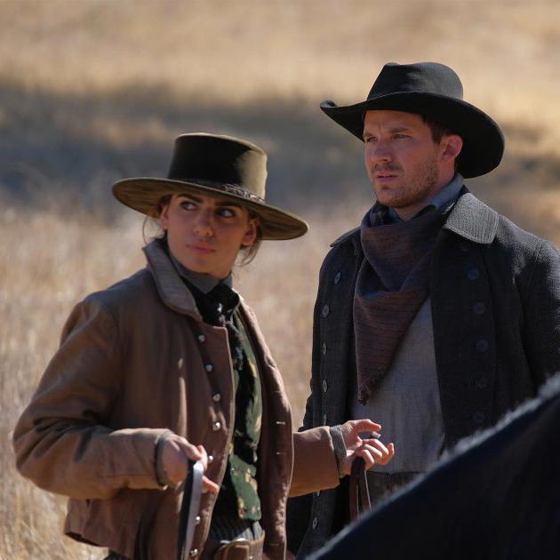 The Time Team goes west in new photos from the 'Timeless' two-hour finale