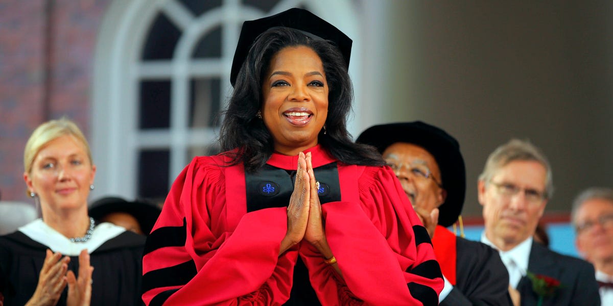 Oprah Winfrey said her 'secret to success' lies in a single question