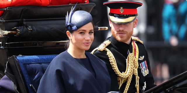 Meghan Markle and Prince Harry Looked So in Love During Trooping the Colour 2019