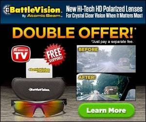 Battle Vision HD Polatized Sunglasses by Atomic Beam