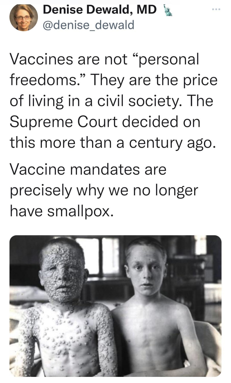 Vaccines save lives!