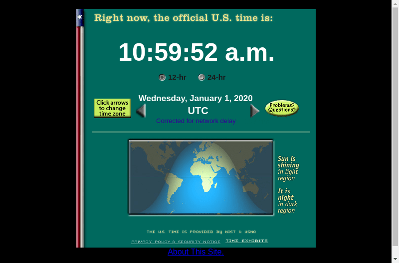 The Official NIST US Time
