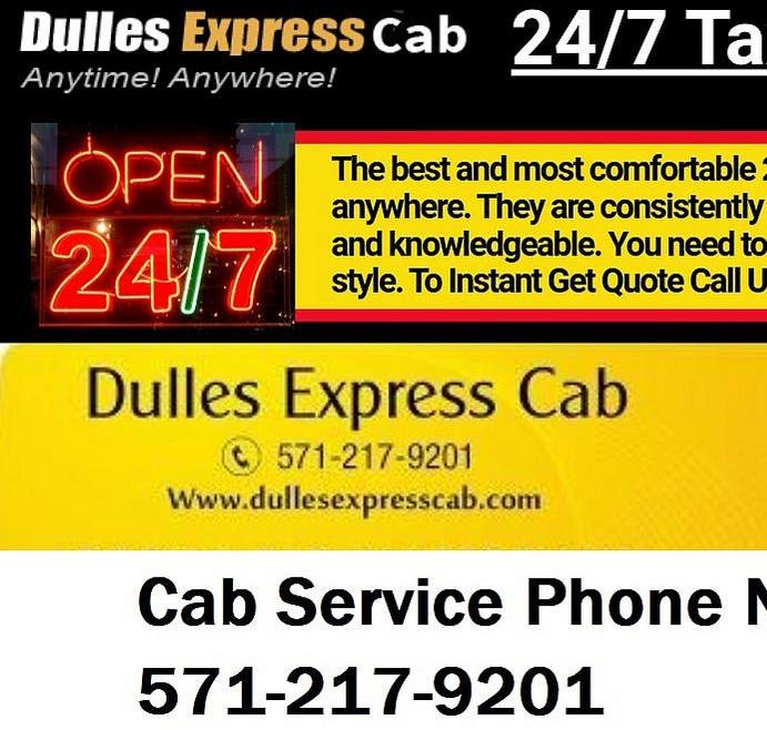 Cab Service Phone Number - 571-217-9201