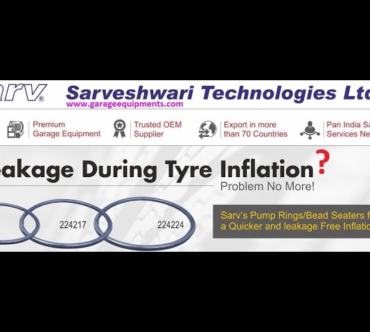 Sarv Flexible Pump Ring to save Leakage during Tire Inflation