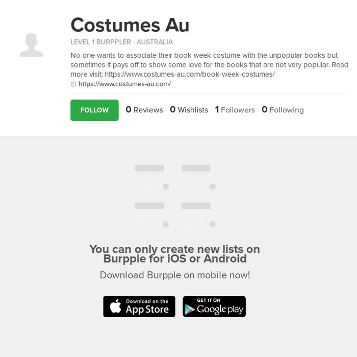Check out Costumes Au's (@book-weekcostume) lists and reviews