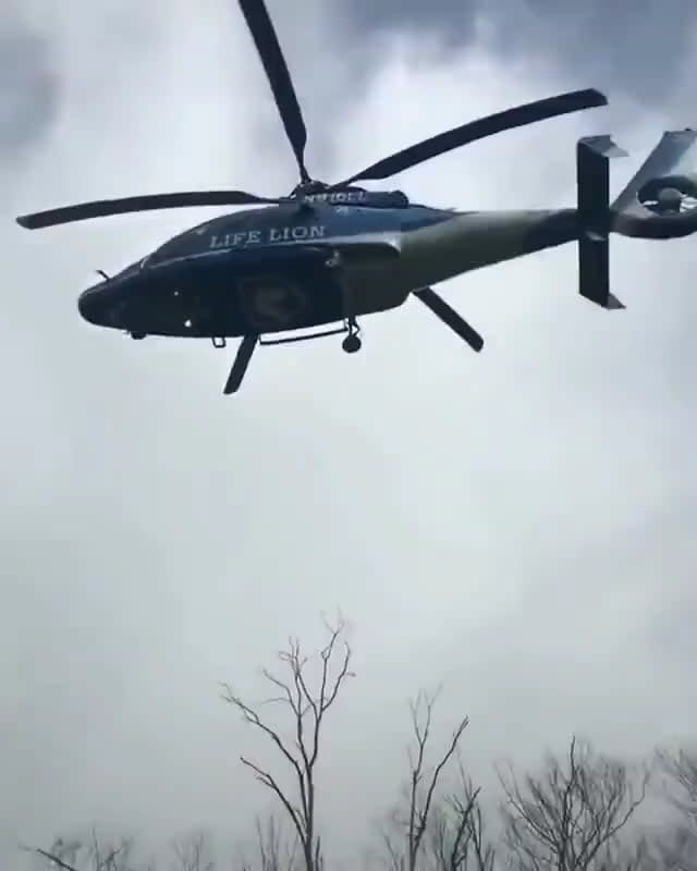 When the rotation speed of the helicopter propeller matches the number of images per second (fps speed) of the camera.