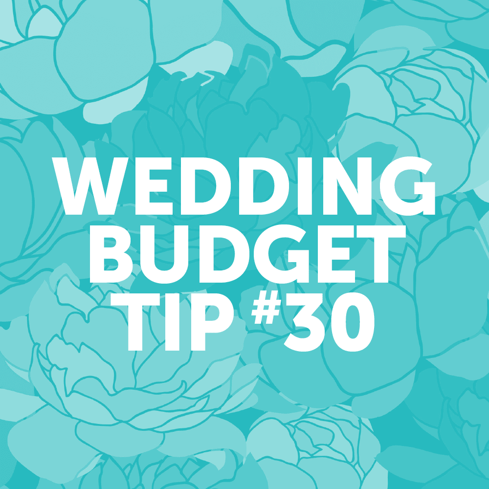Wedding Budget Tip #30: Baby's Breath Wedding Flowers