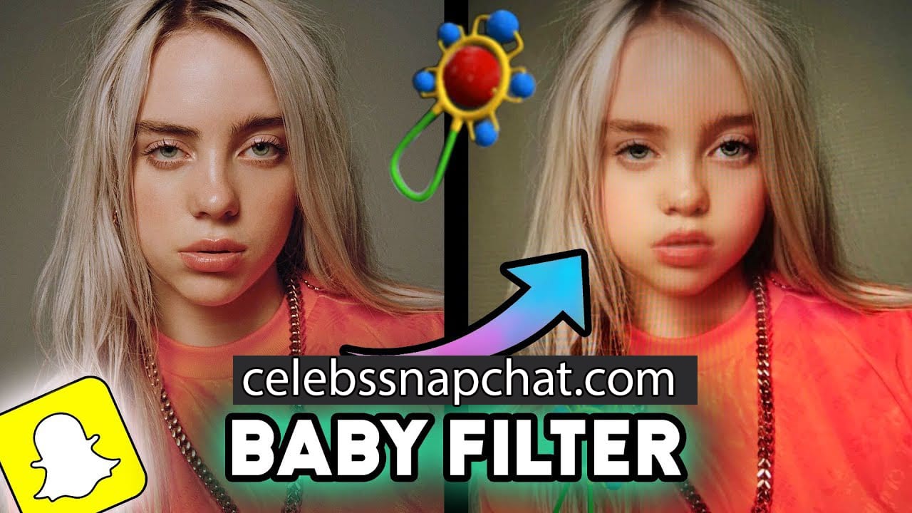 How Celebrities appeared after using Baby Filter Snapchat App?