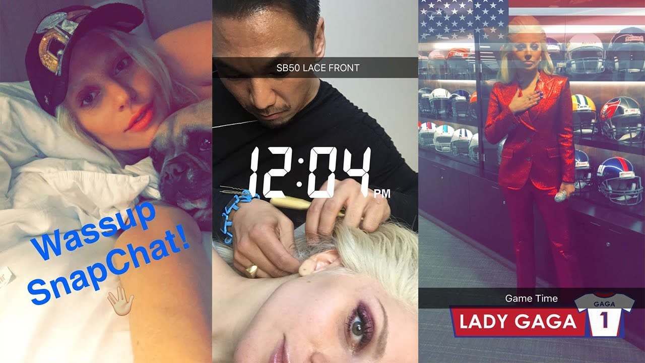 What is Lady Gaga's Snapchat Username?