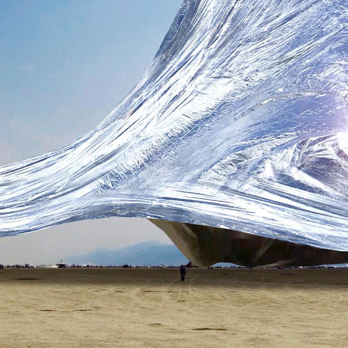 Massive NASA space blanket proposed as billowing Burning Man installation