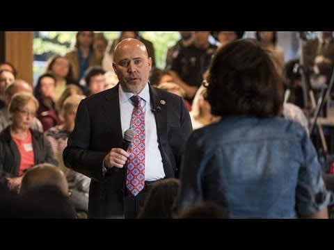 Angry Voters Confront Rep. Tom MacArthur in New Jersey