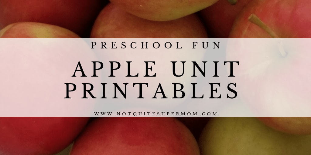 Apple Preschool Unit