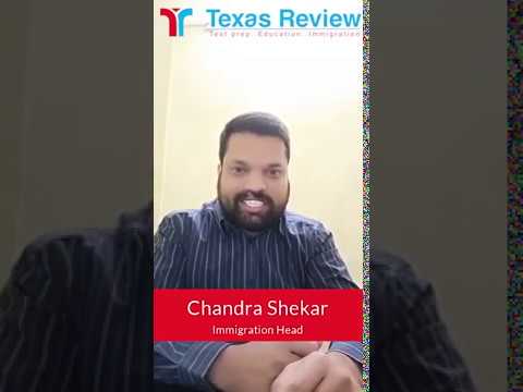Our Immigration Head Mr. Chandra Shekar is challenged to speak about Texas Review for 1 minute