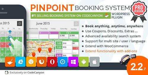 Download Free Pinpoint Booking System PRO WordPress Plugin v2.2.7