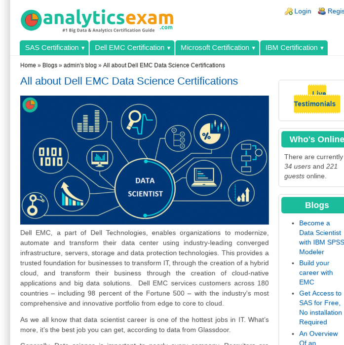 All about Dell EMC Data Science Certifications