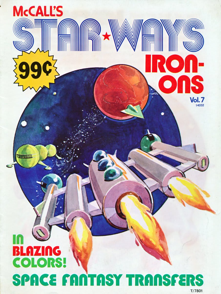 McCall’s ‘Star Ways’ Iron Ons vol 7, 1978