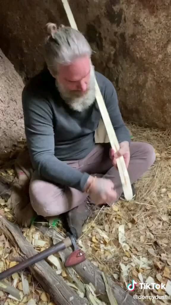 This man on TikTok making a bow! His TikTok account is full of videos like this!!