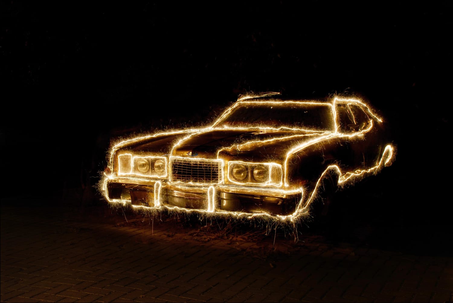 Mercury Montego and some sparklers