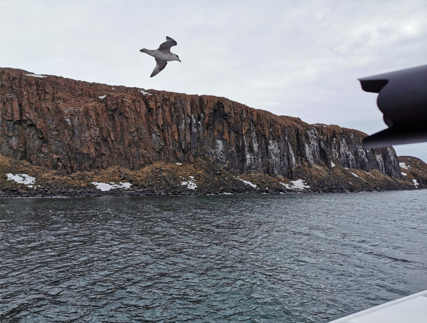 Grumant and Fuglefjellet (bird cliffs)