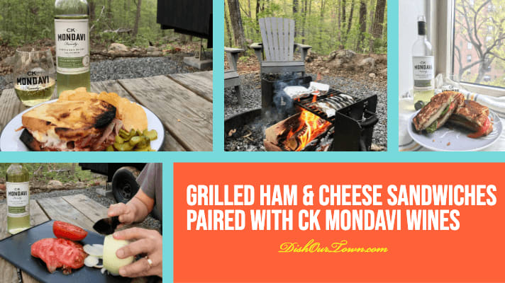 AD Grilled Ham & Cheese Sandwiches for a spring picnic with CK Mondavi & Family Wines. #ckmondaviambassadors #CKmondaviWines #sweepstakes #grilledcheese @ckmondaviwines