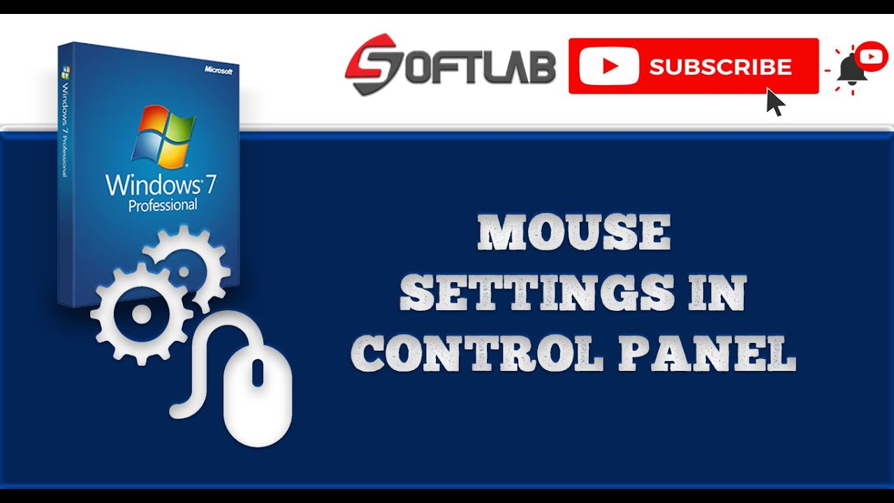 How To Change, adjust, enable or disable Your Default mouse properties settings in Windows 7