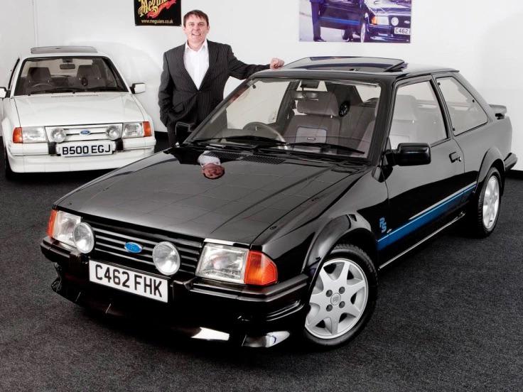 Ford Escort Series 1 RS Turbo, one of only three made in black for Princess Diana, for whom it was felt the more standard white would be too conspicuous.