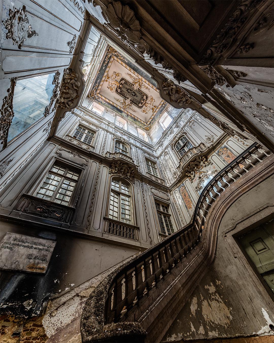 Abandoned historical palace in Portugal
