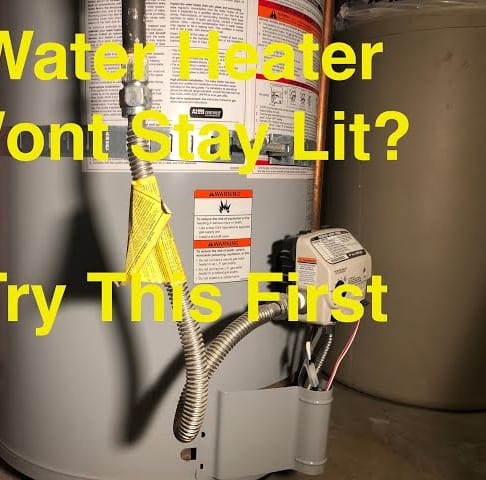 Water Heater Won't Stay Lit [TRY THIS FIRST]