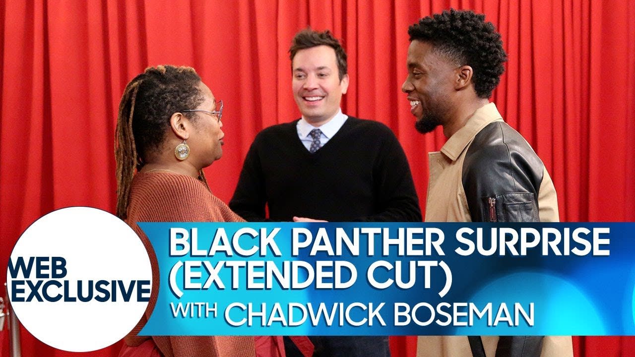 Chadwick Boseman Talks with Hilarious Black Panther Fan (Extended Version)