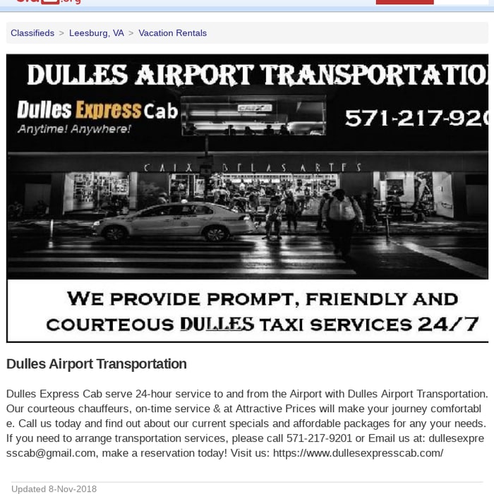Dulles Airport Transportation