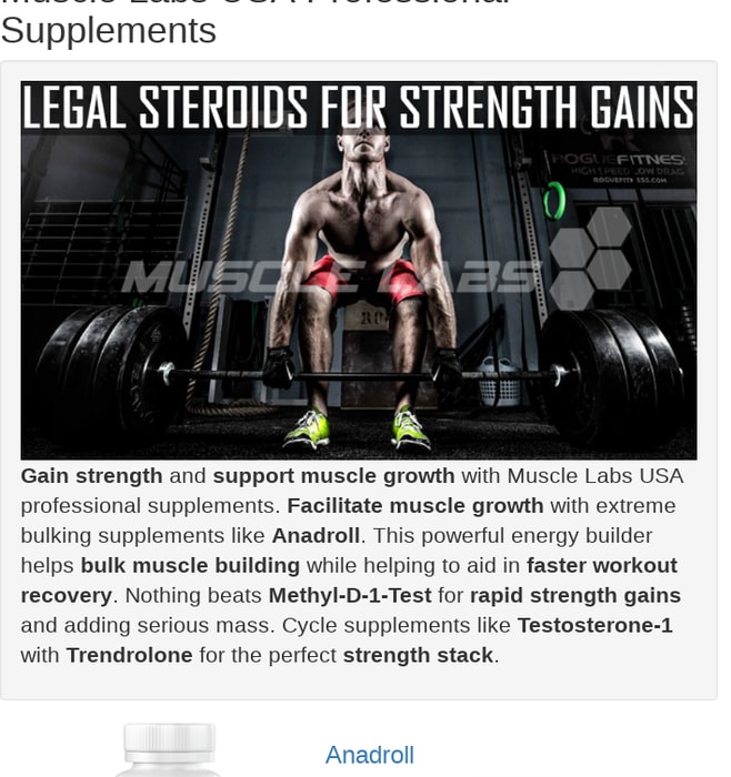 Gain Strength Support Muscle Growth With Muscle Labs USA Professional Supplements