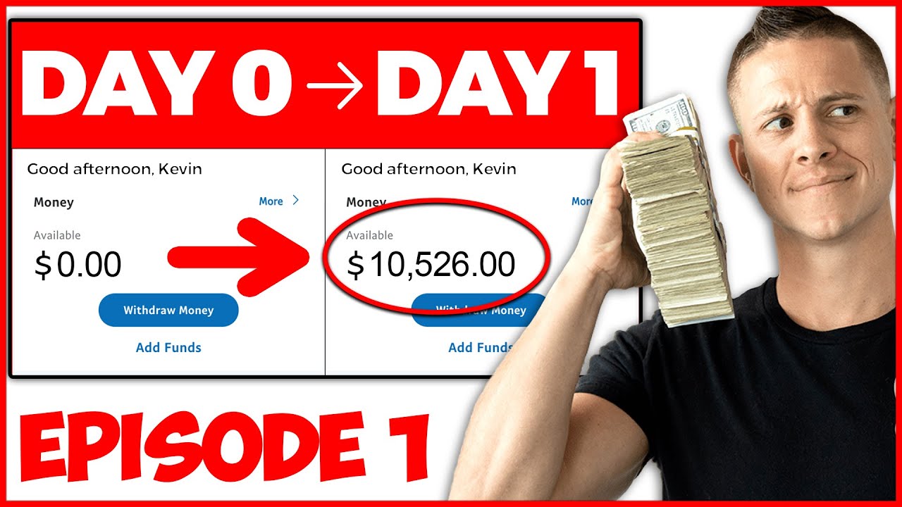 Kevin David I Tried Turning $0 into $10,000 Make Money Online Challenge (Part 1)