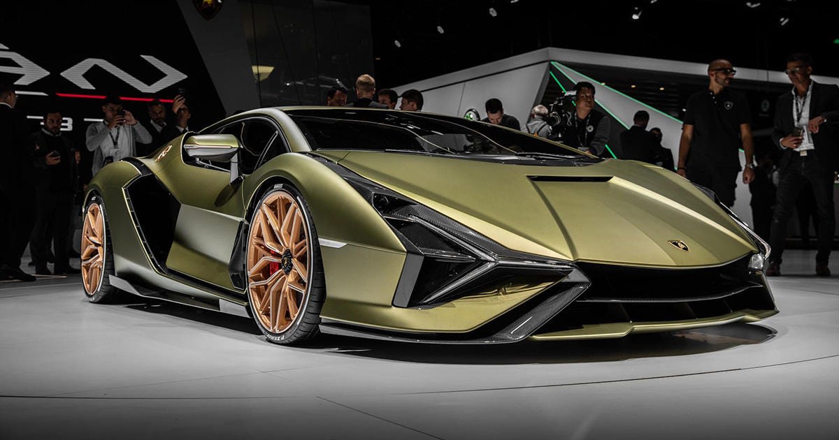 Lamborghini Sian ushers in an electrified era with 819 hp