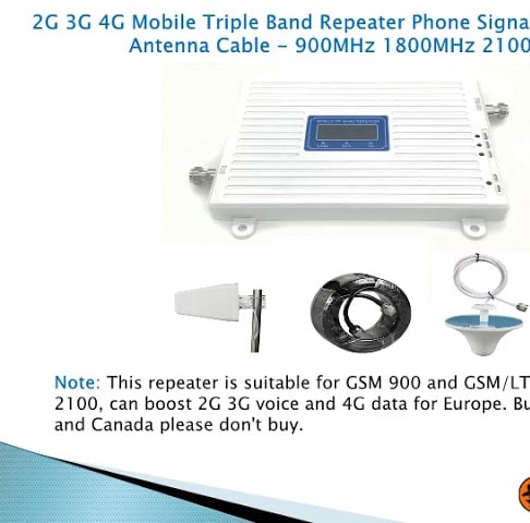 2G 3G 4G Mobile Phone Signal Boosters with Antenna Cable 9999332499