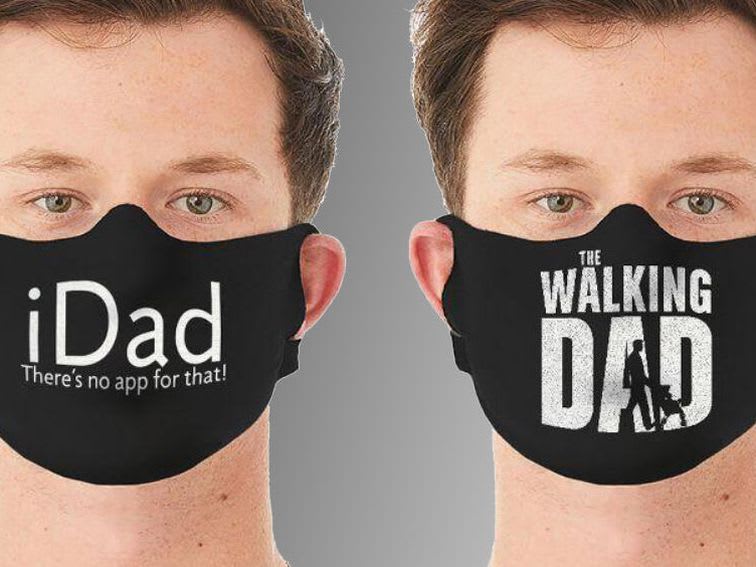 Celebrate fatherhood with 2-packs of dad-themed face masks for $14